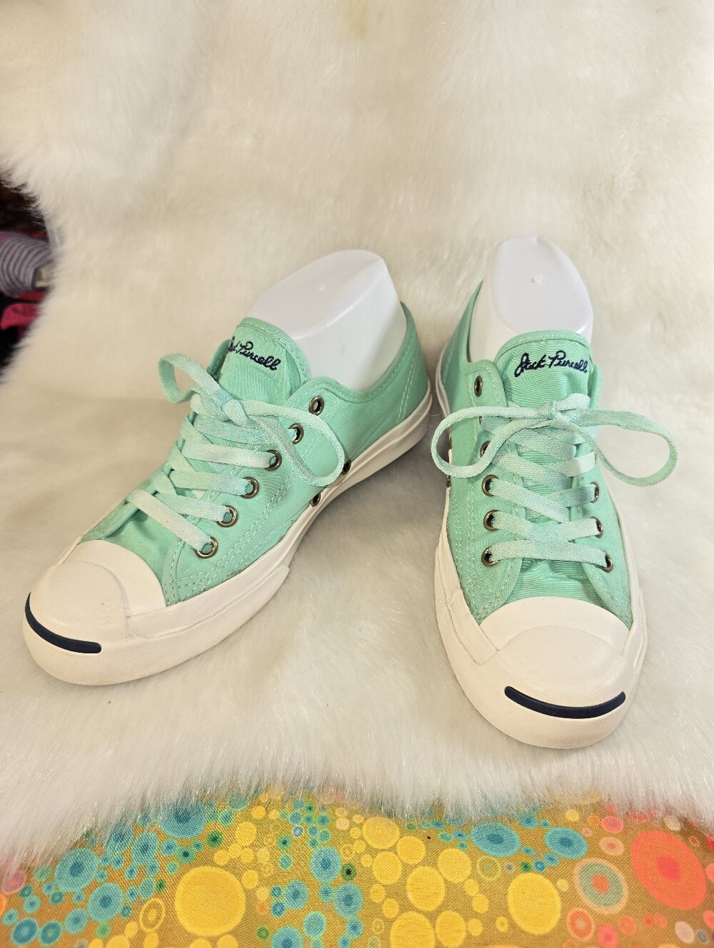 Converse Jack Purcell Ox Unisex Mint Green Canvas Sneakers